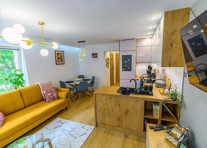 Apartament Slaski Szczawno-Zdroj 46M, Ksiaz Kuchnia Klimatyzacja Wifi Parking